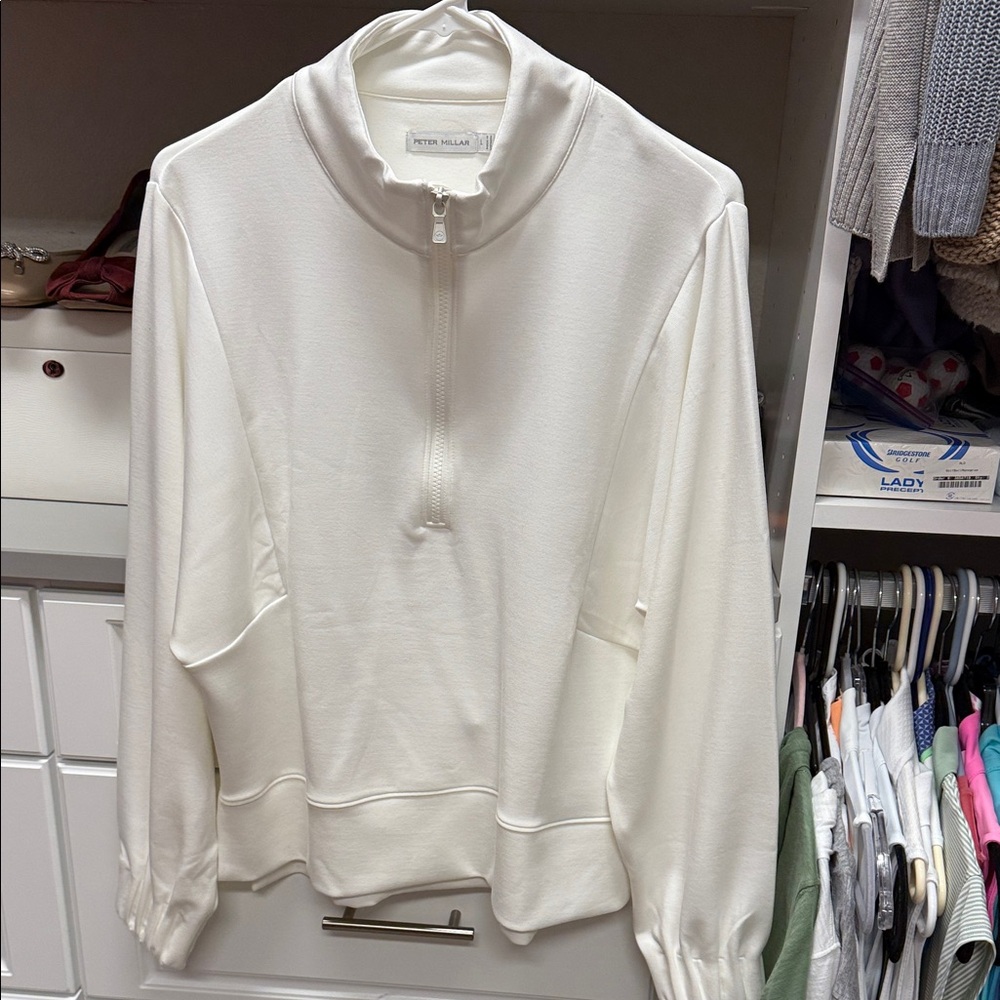 Peter Millar Women's White Turtleneck Sweater